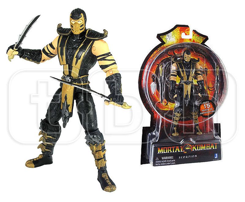 Scorpion Action Figure Mortal Kombat Jazwares Hanzo Hasashi 2011 