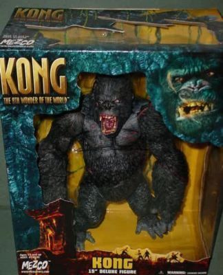 King Kong Mezco MISB 15 Open Mouth Action Figure Roaring Gorilla 