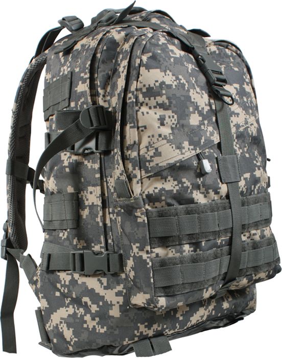 ACU Digital Camouflage Military MOLLE Transport Assault Pack Backpack