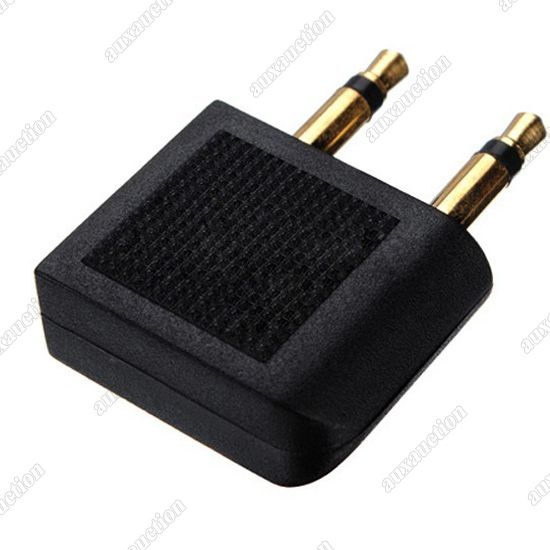   5mm Stereo Headset Headphone Jack to Air Airline Audio Adapter