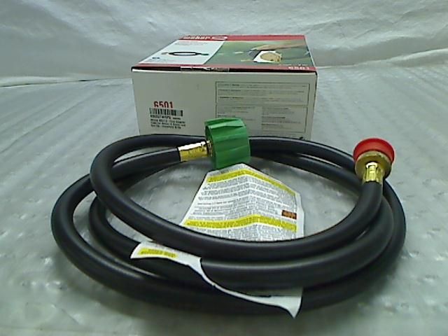 Weber 6501 6 Foot Adapter Hose for Weber Q Series and Gas Go Anywhere 