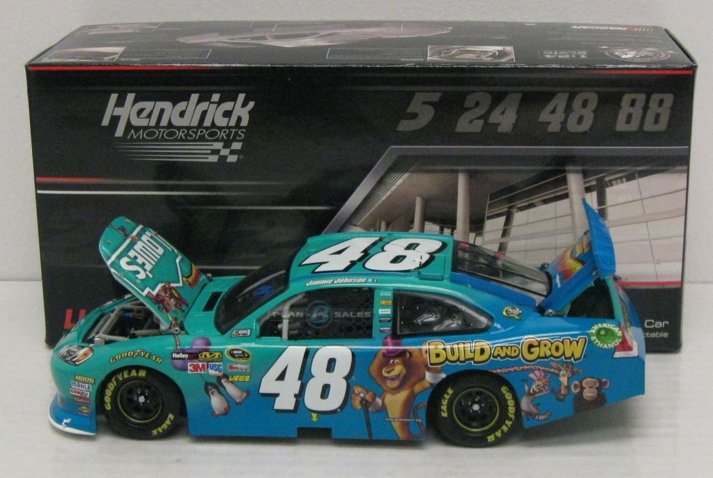   JOHNSON MADAGASCAR 3 LOWES 1/24 NEW MINT ACTION NASCAR DIECAST CAR