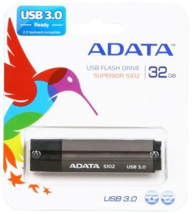 ADATA Superior Series 32GB S102 USB 3 0 Flash Drive