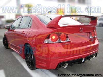 06 07 08 09 10 11 Acura CSX CF Spoiler Type R Civic FD