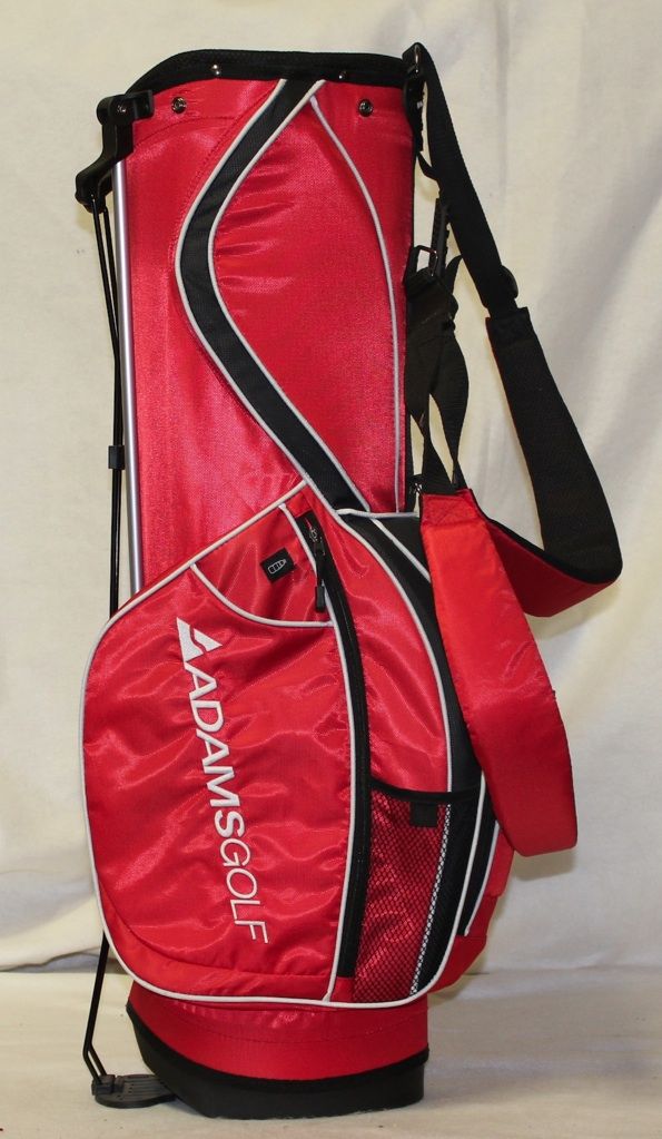 New Adams Hornet Golf Stand Bag Red Black White