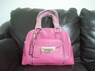 NEW AUTHENTIC LANCEL ADJANI LEATHER SHOULDER TOTE BAG HOT PINK