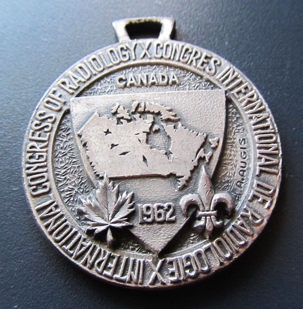 RADIO MONTREAL 1962 INTERNATIONAL CONGRESS OF RADIOLOGY FRANCE FOB 