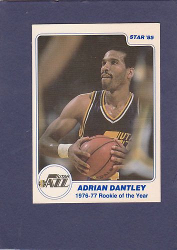 1985 Star Rookie of The Year Adrian Dantley Jazz