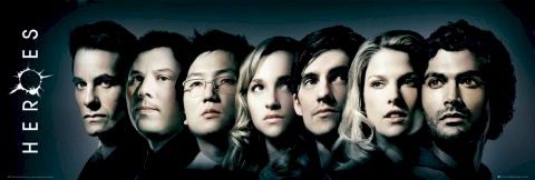 TV Poster Heroes Cast Faces Door Masi OKA Ali Larter