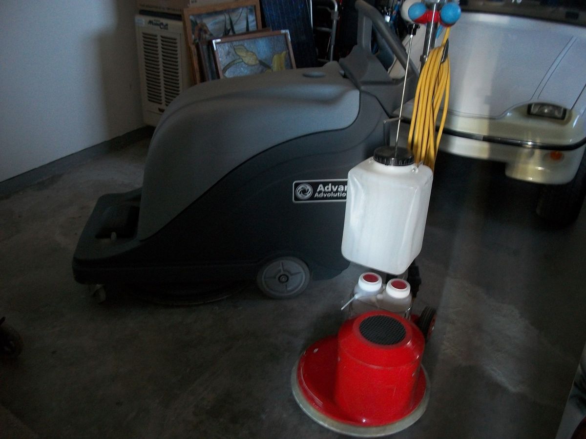 ADVANCE ADVOLUTION 20 B WITH VMC 1250 KG COORS KLEEVER FLOOR BURNISHER 