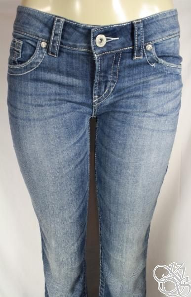 Silver Jeans Co Aiko Bootcut Original Fit Mid Rise Indigo Womens Pants 