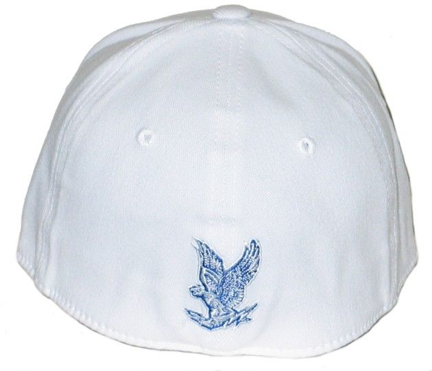 Air Force Falcons USAF Tow Premium White Flex Fit Fitted Hat Cap M L 