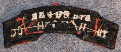 airborne ranger 4th co scroll tab patch vietnam war