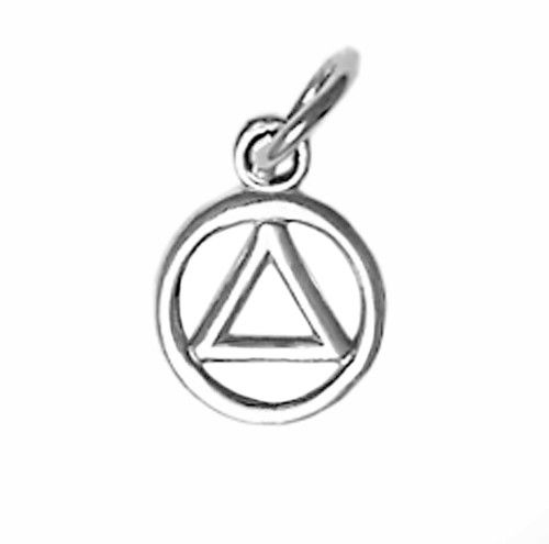 AA Alcoholics Anonymous Jewelry Ster Silver Charm 49