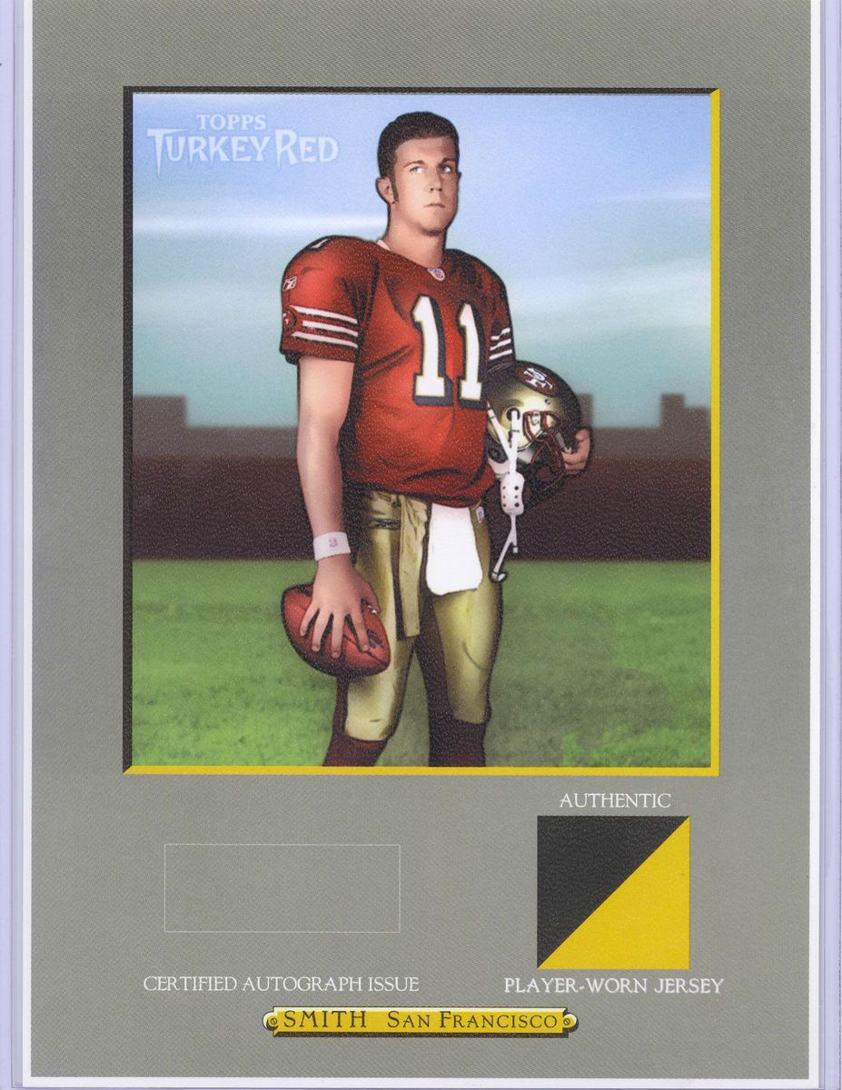 Alex Smith 05 Turkey Red Jumbo Cabinet Proof RC True 1 1 Topps Vault 