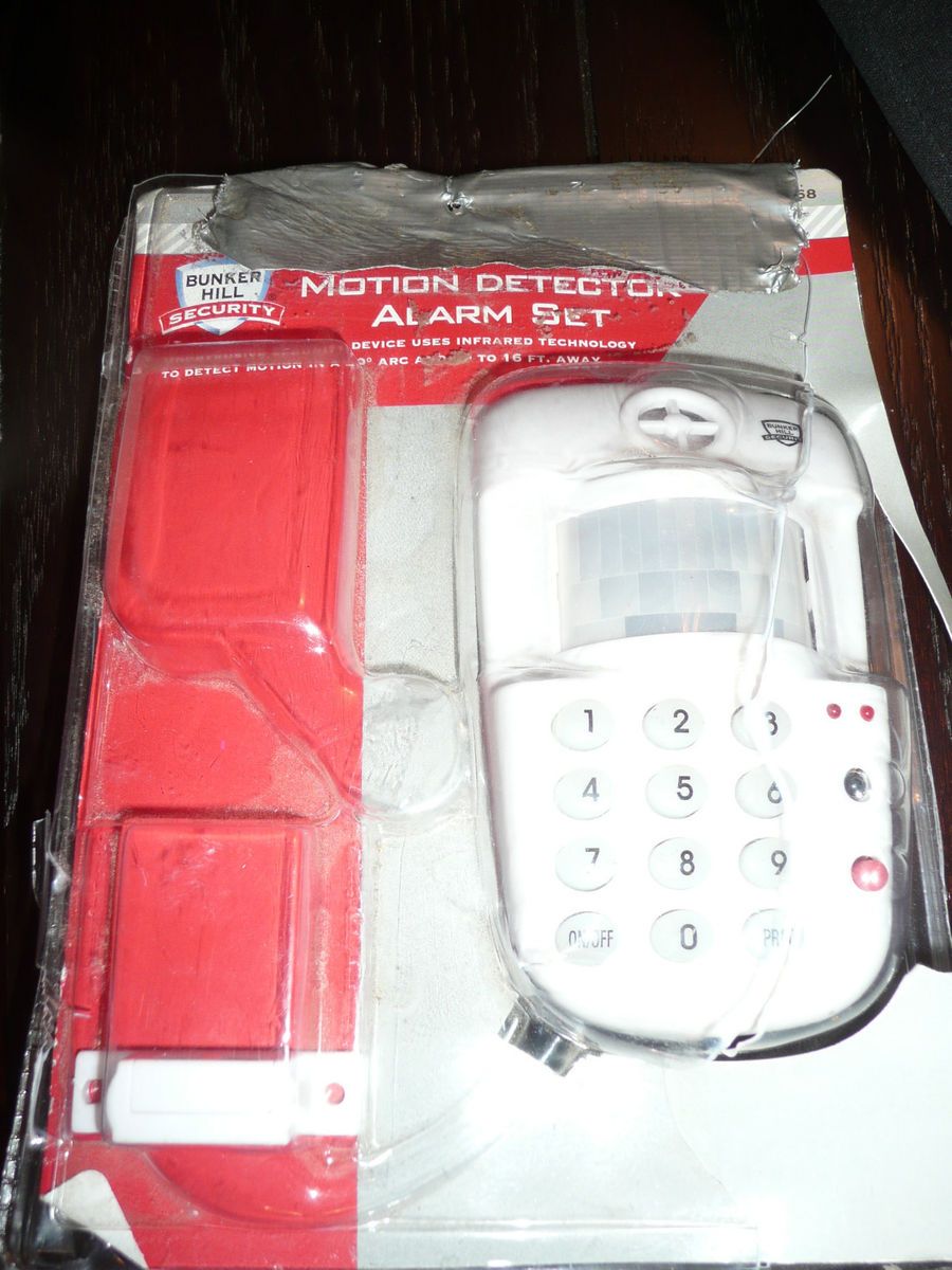   Infrared Technology Motion Detector Alarm System 42768 Parts