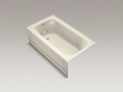 KOHLER Bancroft 5 FT ALCOVE WHIRLPOOL TUB INTEGRAL APRON LH DRAIN 