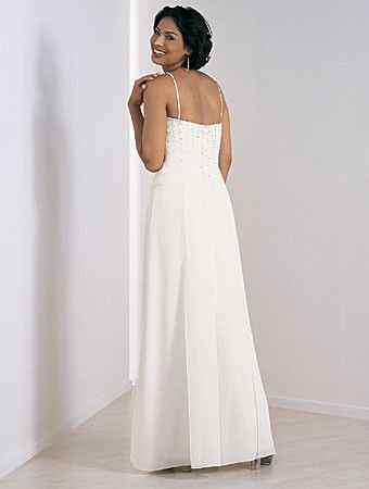 Alfred Angelo Wedding Dress Gown Style 1428 White Bridal Size 16 12 