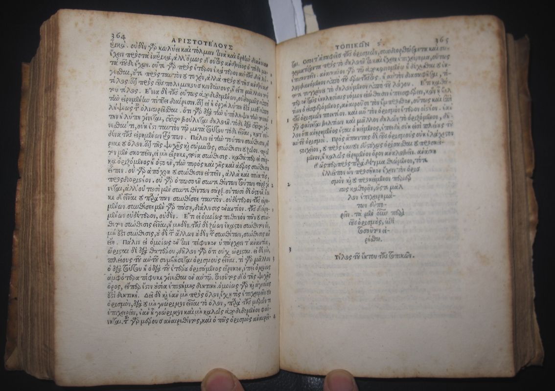   in the Greek language in 1551 in Venice by Aldus Manuzio Filios