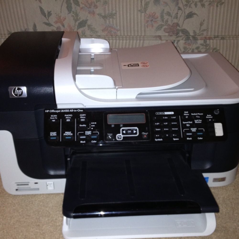 HP OfficeJet J6450 All In One Inkjet Printer   Working