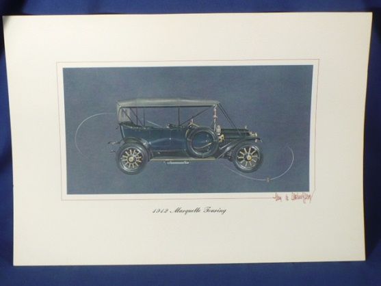 Lot 6 Alexis de Sakhnoffsky Auto Prints Marquette Wilcox Paige Model T 