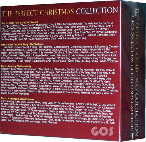 Traditional Christmas Music Box Set 4 CD Classic Tracks Songs Carols 