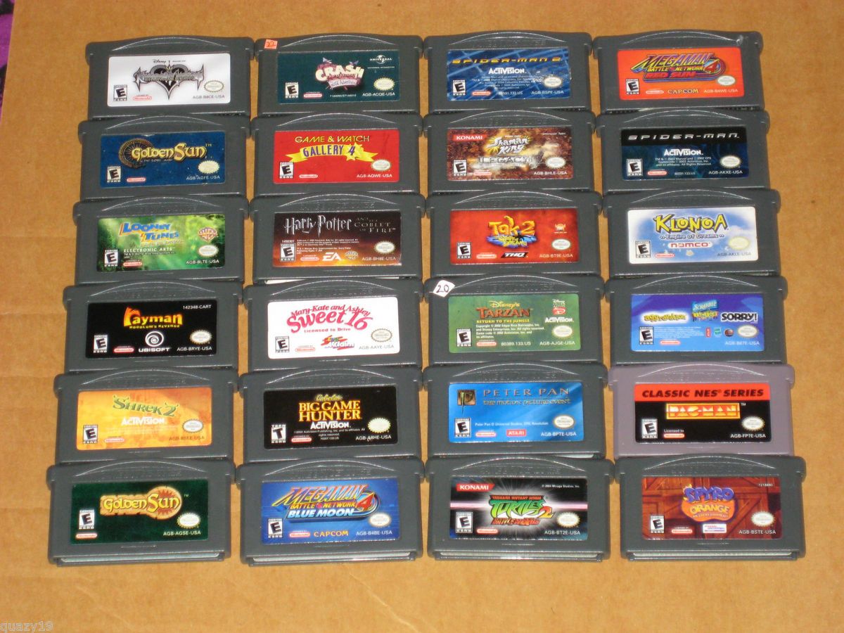 15 00 Each Game Boy Advance Games Your Choice You Pick What You Want 