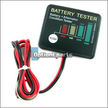 12 Volt Auto Battery & Alternator Load Tester Cars Trucks Boats LED 