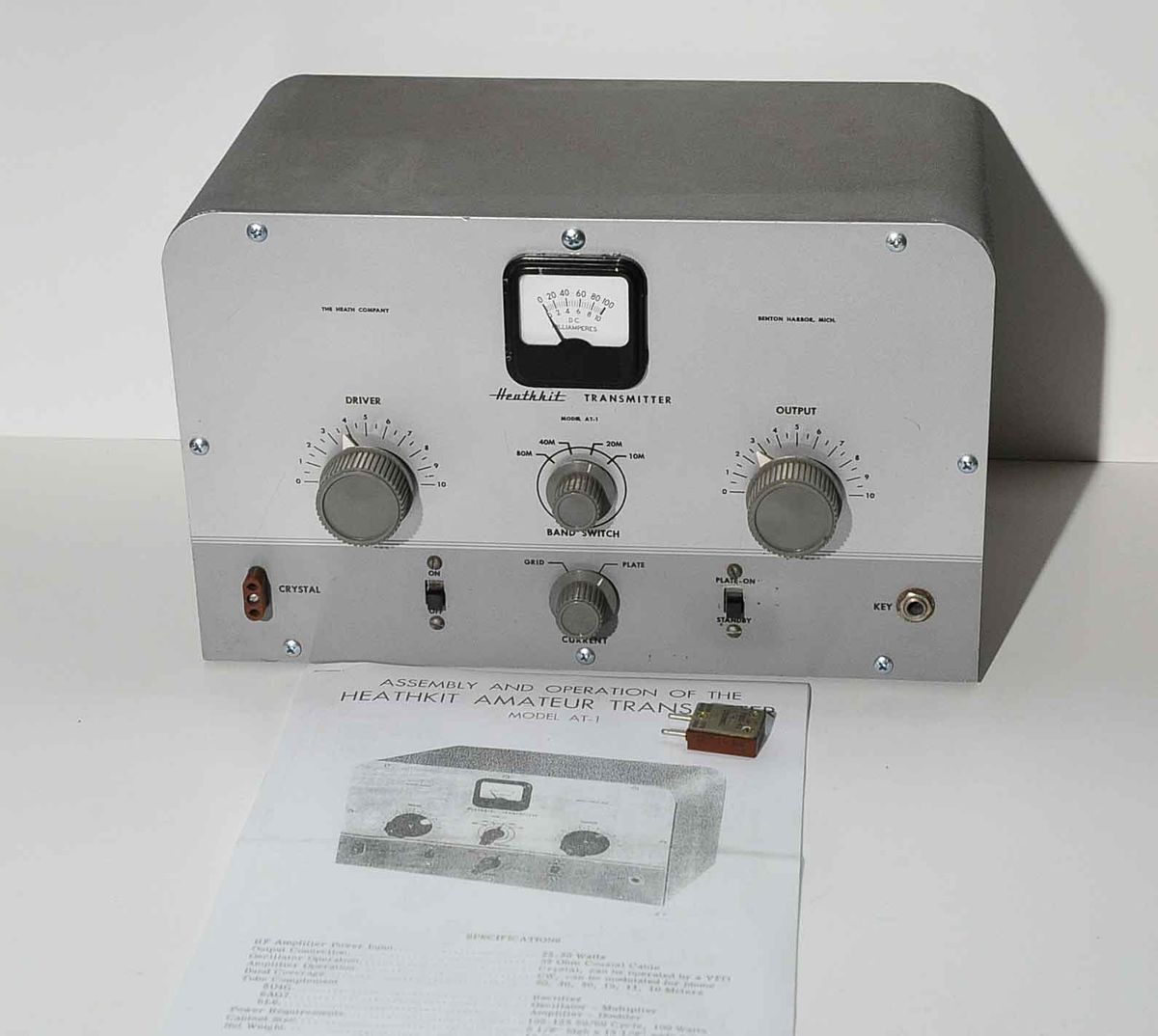 Heathkit at 1 CW Amateur Radio Transmitter