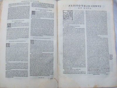 1552 RARE Aristotle Ammonius Hermiae Folio Venice Ed