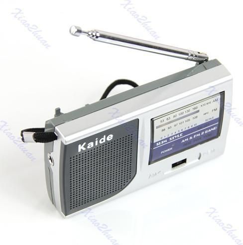 Portable Am FM Pocket Radio 2 Bands Receiver DC 3V Mini