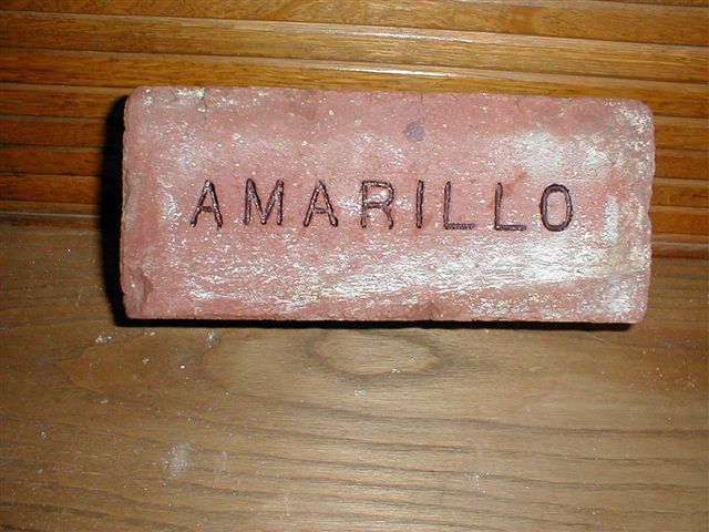 Amarillo Texas Antique Collectible Building Bricks