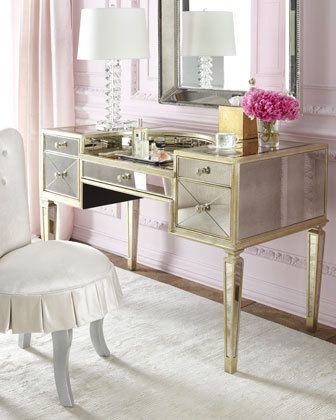 Amelie Mirrored Vanity Neiman Horchow