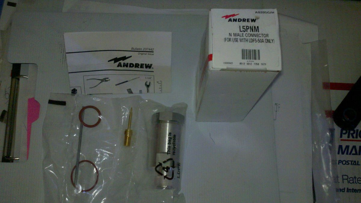Andrew L5PNM N Male Connector for Use with LDF5 50A New in Box Free 