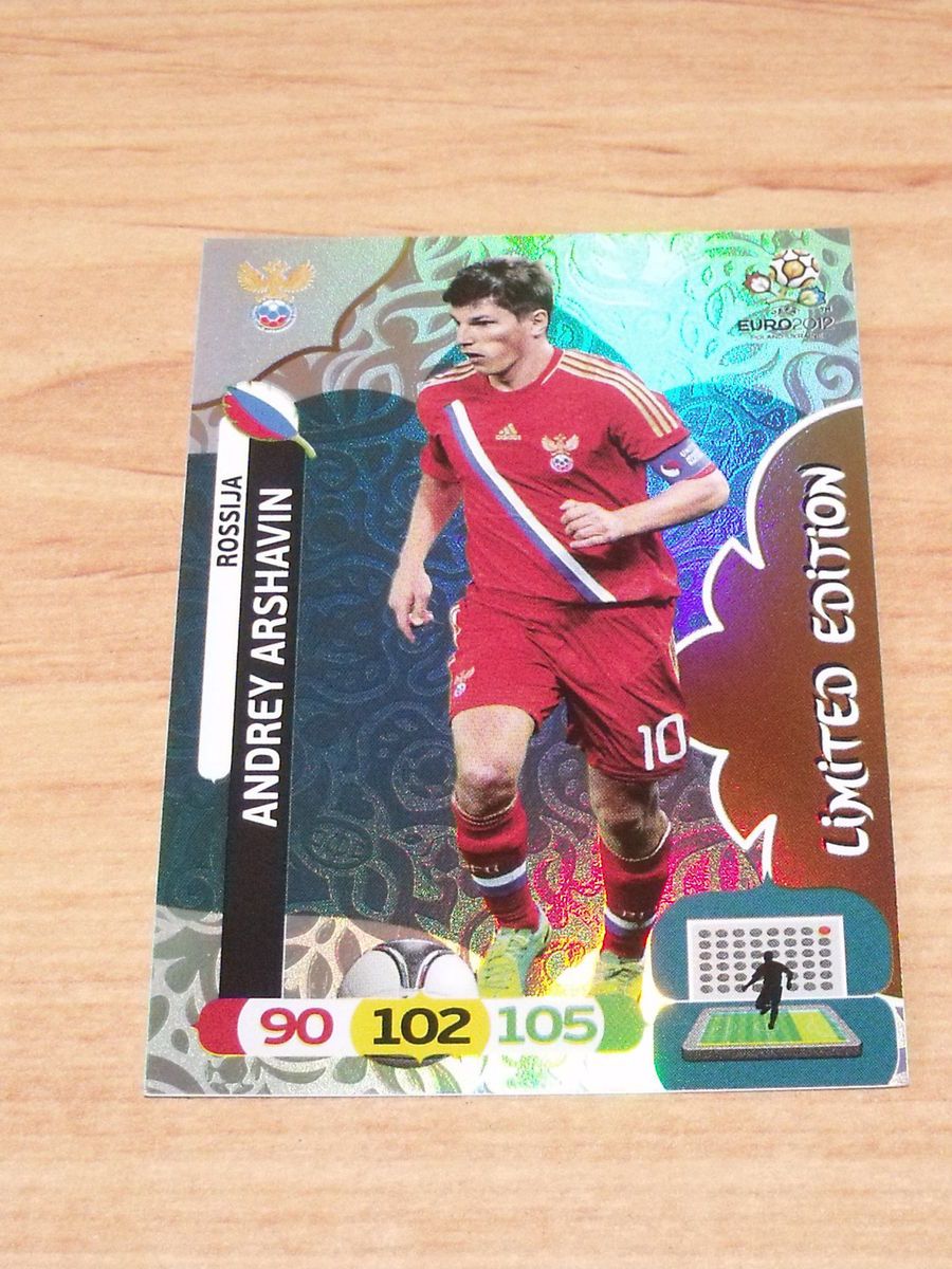 Andrey Arshavin Limited Edition Adrenalyn XL Euro 2012