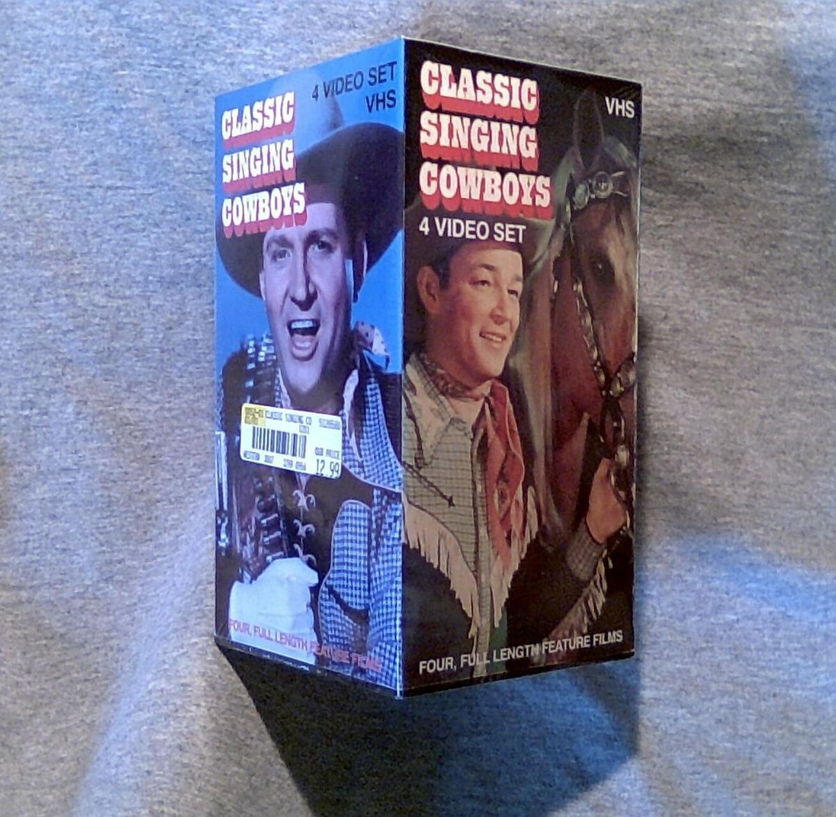 CLASSIC SINGING COWBOYS LOT 4 NEW SEALED VHS GENE AUTRY, ROY ROGERS 