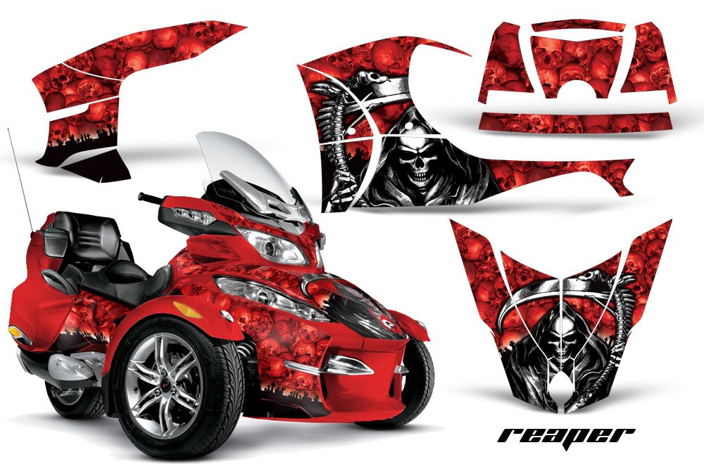 AMR Racing Graphics Decal Wrap Kit for BRP Canam Spyder RT Can Am Grim 