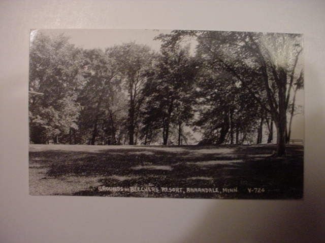 RPPC Beechers Resort Annandale Minnesota MN Postcard