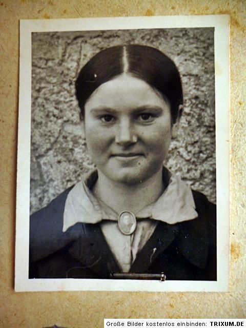 Original Arbeitskarte   Anna hut   camp Hammerau   18 year old girl 