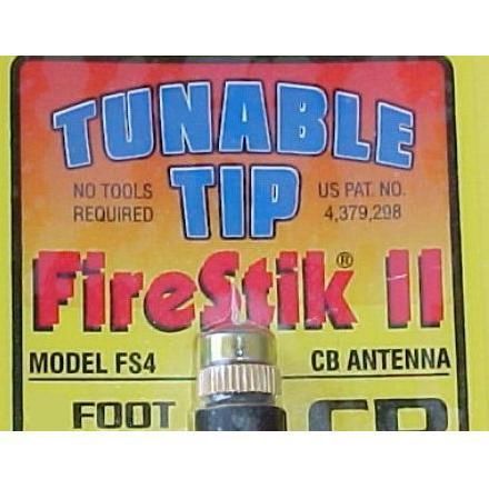 Firestik II Easy Tune CB Radio Antenna 2 ft Black New