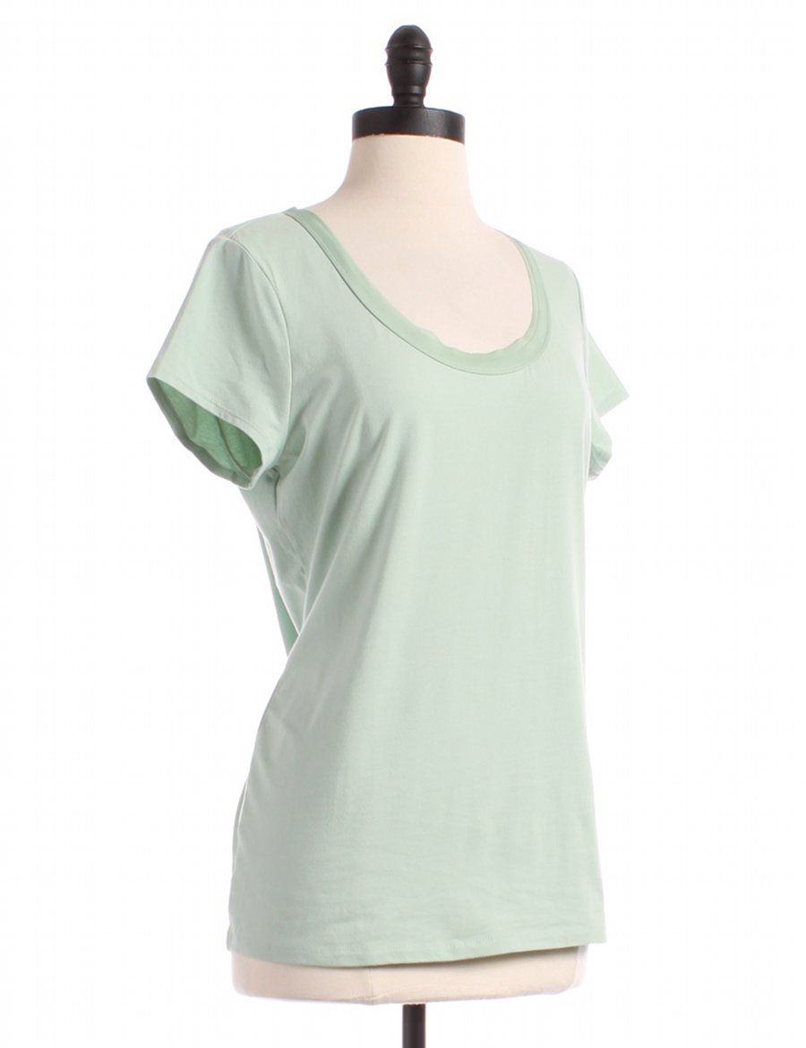 green t shirt by ann taylor size l green short sleeve t shirts price $ 