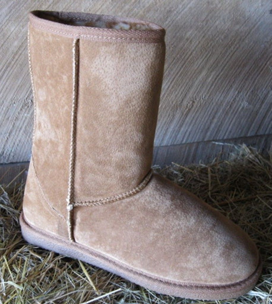   Fleece Chestnut Pull on Boots Apres by LAMO Sizes 6 7 8 9 10