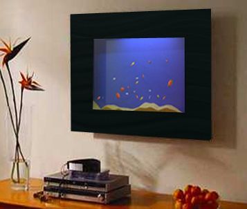 Aquarium Glass Fish Tank 560 x 560mm Wall Mounted Space Saving FSQ2 B 