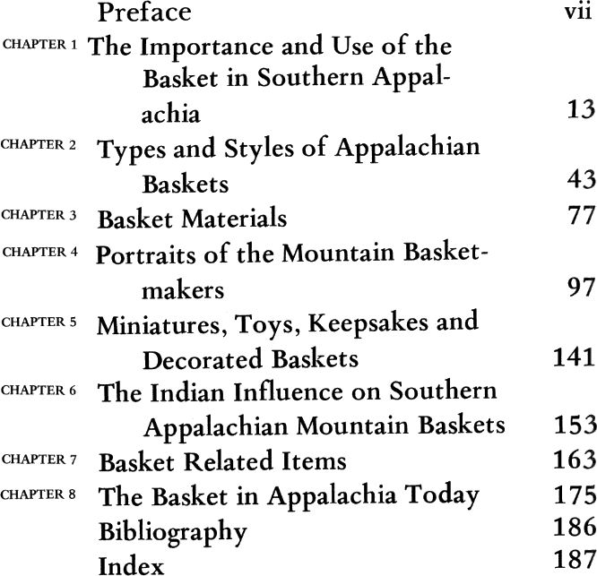 Baskets and Basket Makers in Southern Appalachia by John Rice Irwin