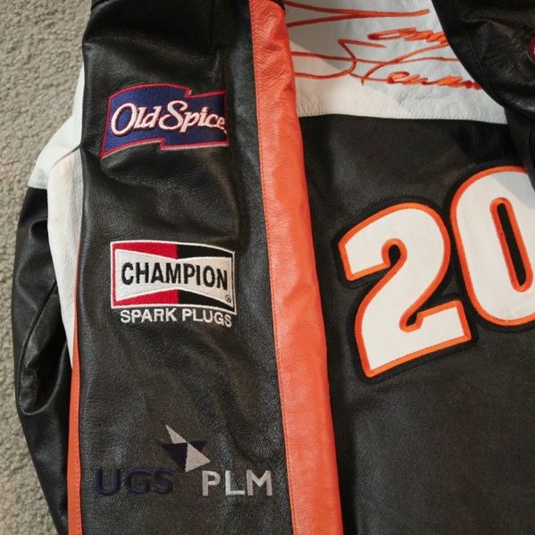 NASCAR  Tony Stewart Racing Leather Jacket Near Mint #20 