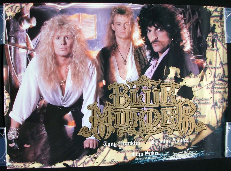 Blue Murder Carmine Appice US Poster Mint 1989 Original