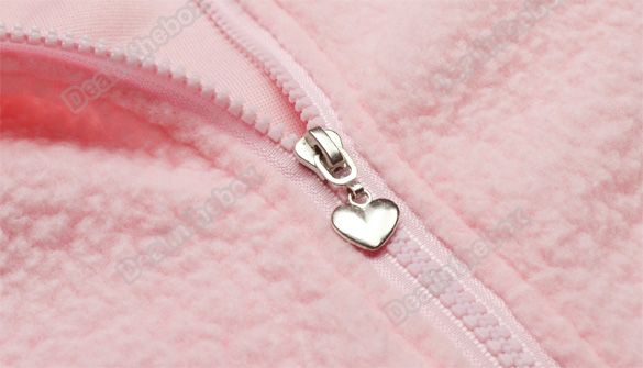 Cute Women Bear Ear Hoodie Outerwear Jacket Coat Tops