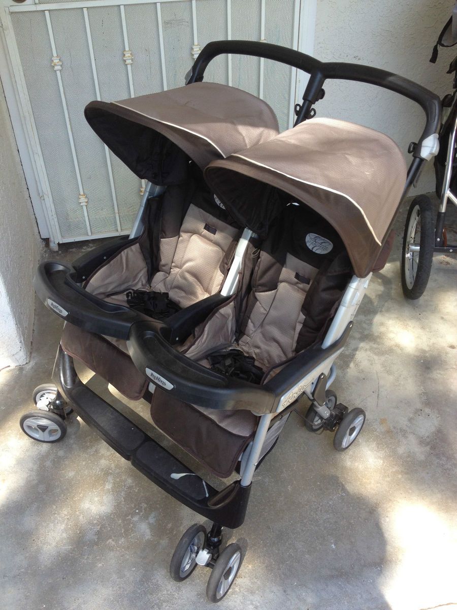 Peg Perego Aria Twin 60 40 Free Style Double Stroller