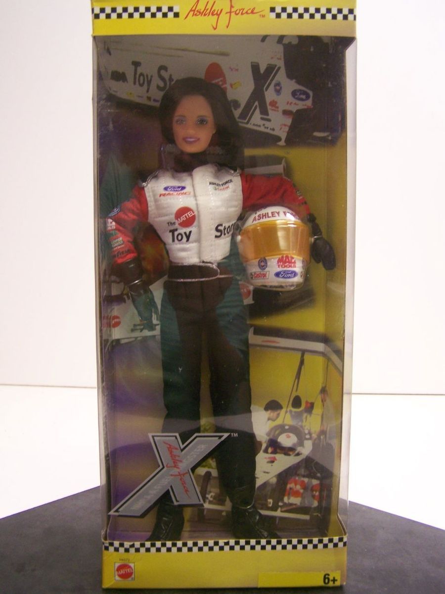 ASHLEY FORCE NHRA A FUEL DRAGSTER CASTROL MAC TOOLS MATTEL DOLL