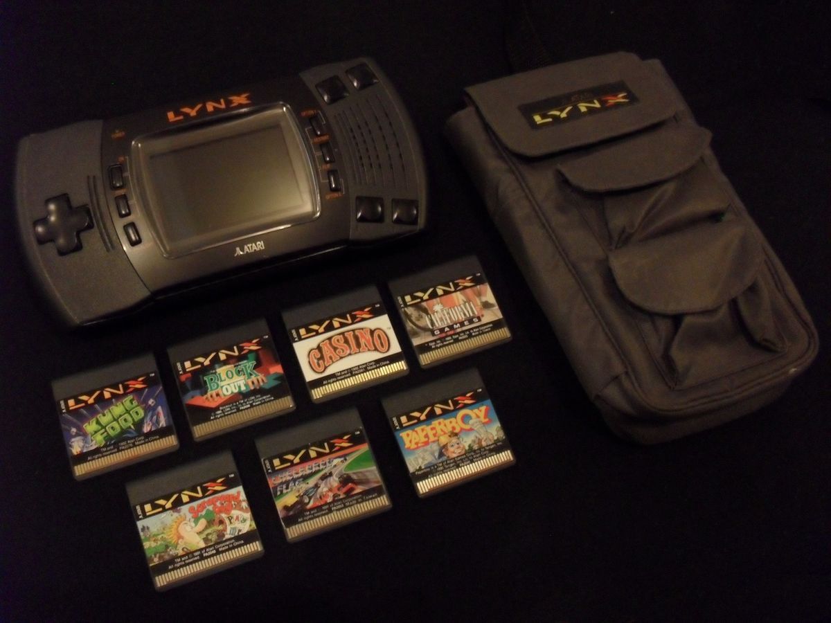 ATARI LYNX II PORTABLE VIDEO GAME SYSTEM  jaguar sega turboexpress 